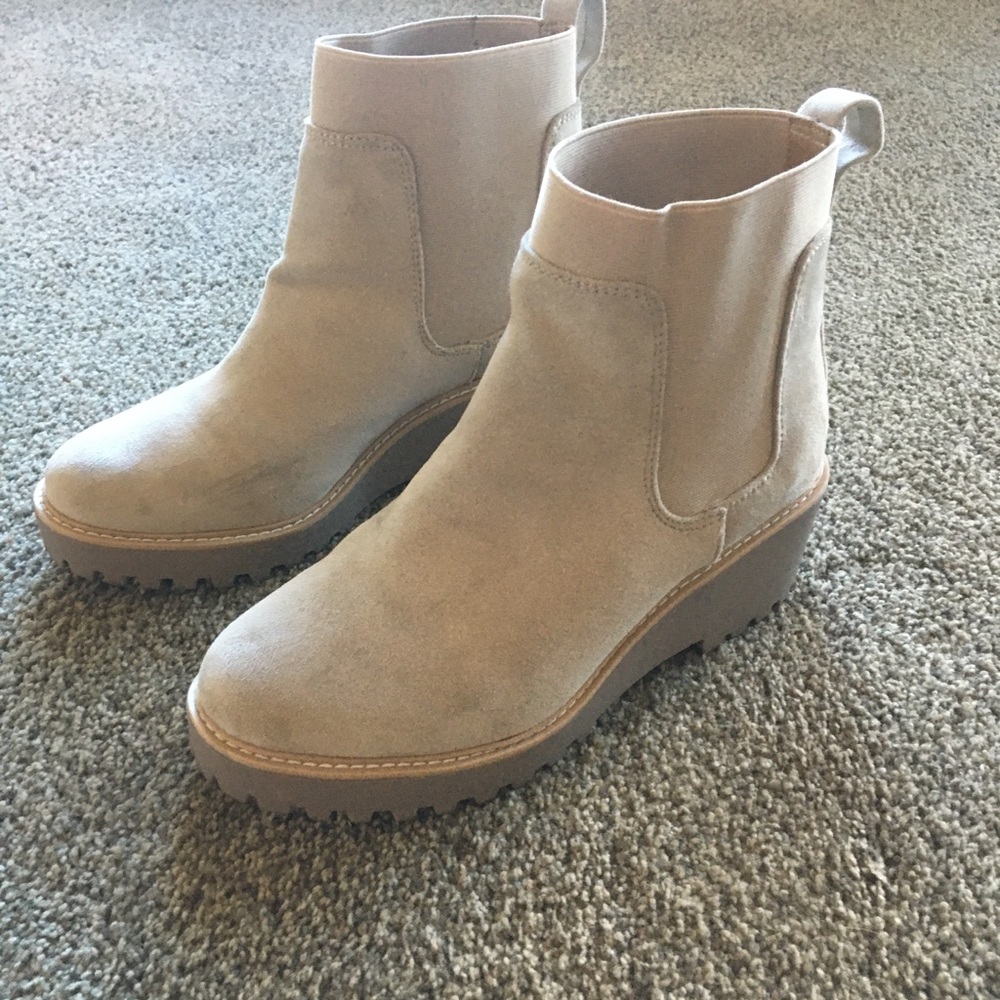 Suede ankle boots